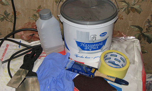 Реставрация чугунной ванны своими руками Реставрация чугунной ванны своими руками