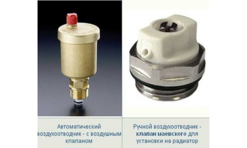 Автоматический и ручной краны Маевского Автоматический и ручной краны Маевского