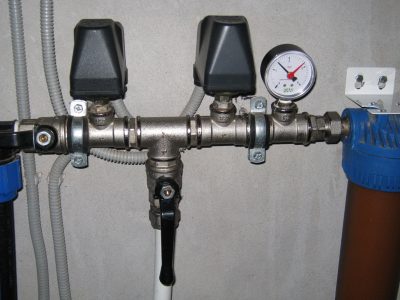 Система датчиков давления воды